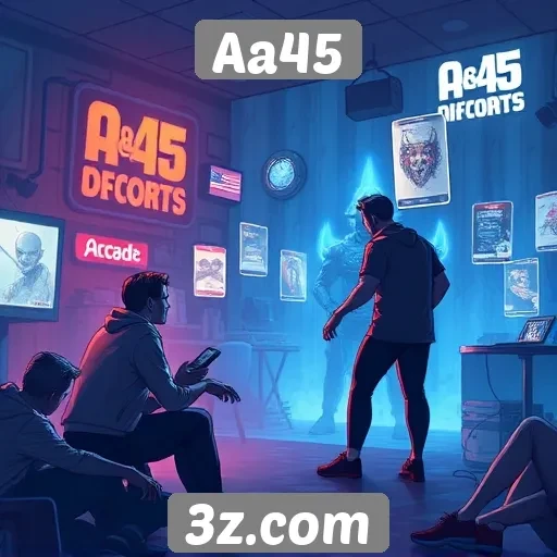 Comparação entre Aa45 e concorrentes no mercado de jogos