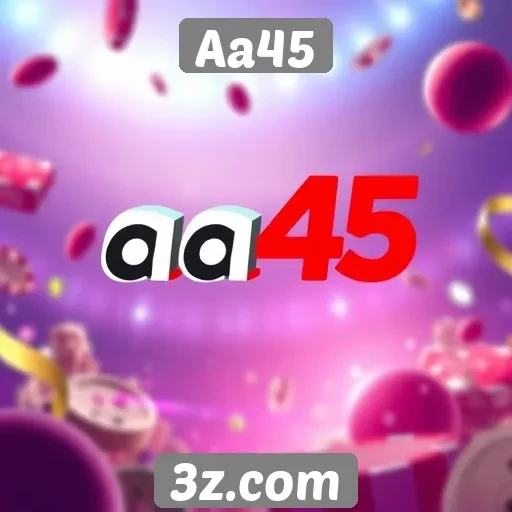 Análise das principais características do site Aa45