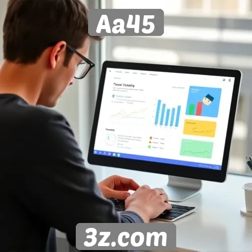 Avaliação da interface do site Aa45